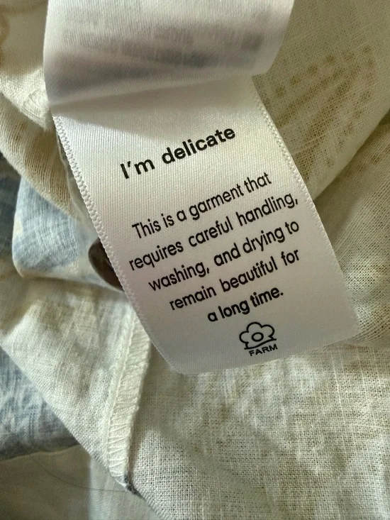 FARM Rio White Pineapple Deco Maxi Dress Linen Viscose Blend Size M NWT - Picture 10 of 12